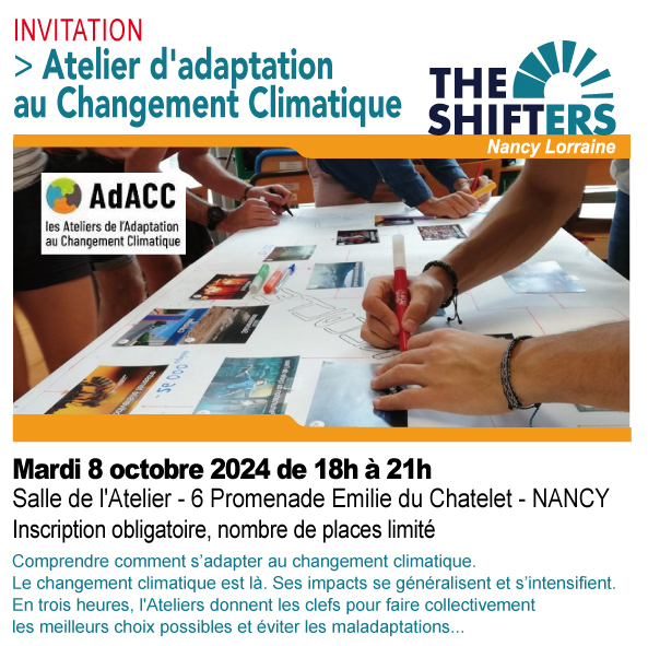 Ateliers de l'adaptation au changement climatique nancy lorraine